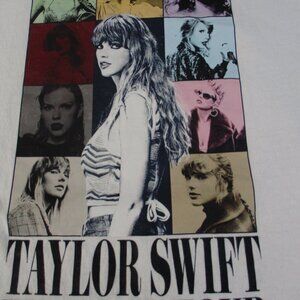 Taylor Swift Shirt Medium Eras Tour White T Concert Tour